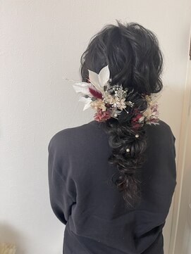 アチーブ 姫路店(Achieve) 編み下ろし(姫路ヘアセット専門店achieve)