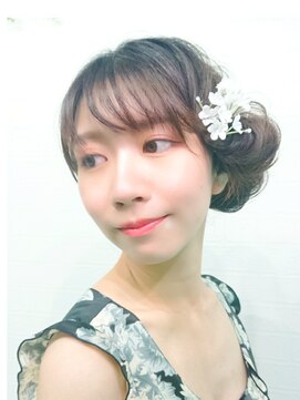 ドライブアンドビジョン 池袋(Drive&Vision) 結婚式×着物ヘアアレンジ[[池袋/ヘアアレンジ」