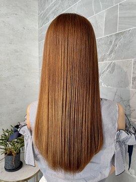 ジル アンク(Jill ankh) 《Jill ankh姫路駅前》ミルクティーベージュ　ロング　艶髪