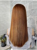 《Jill ankh姫路駅前》ミルクティーベージュ ロング 艶髪