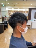 メンズカット+パーマ