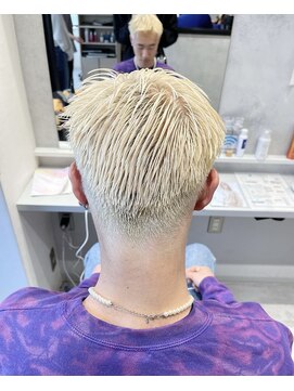 ソワンドゥブレス 瓜破店(soin de brace) 【辻快樹】ケアブリーチ/ホワイトブロンド