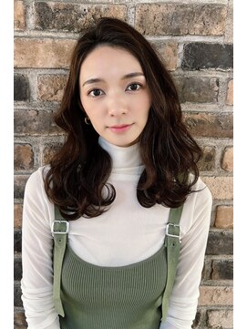 リークフー(Ree cu fuu) 20代30代40代 ラフなウェーブのセミロング3