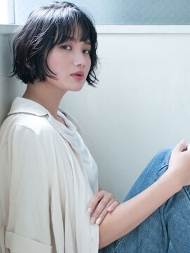 アランアラン ヘアー(alan alan hair) 大人可愛い/小顔ウルフレイヤーボブ丸みショートボブ