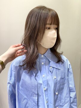 マイル 渋谷(mile) ブリーチなしラベンダーベージュ