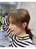 レイヤーカット/顔回り/韓国風巻き/髪質改善/池袋