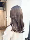 美髪/大人かわいい/こなれミディ/サンドベージュ