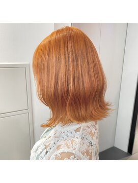 ゲーム 原宿店(GAME) ダブルカラーオレンジカラーケアブリーチ韓国ハイトーン