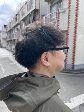 オムファミーユラグ(homme, famille raugh) ツイストスパイラルパーマ