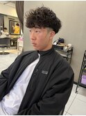 スペインカール スパイラルパーマ フェード 波巻き 波巻き