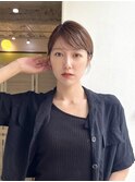 大人可愛い小顔マッシュショート/ベージュカラー/吉祥寺