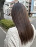 縮毛矯正+カット ￥19,800→￥16,500