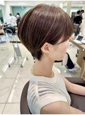 直毛さんでもおさまるショートボブ
