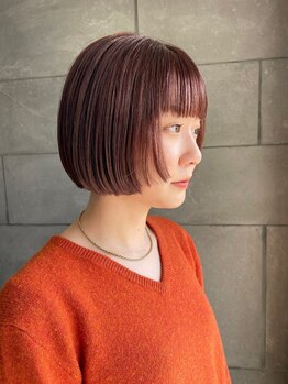 カミソメヤイロドリ(髪染やIRO-D-ORI)の写真/透明感イルミナカラー×髪質改善トリートメントが高評価の美容院＊アッシュカラーやグレージュも＊中津駅
