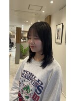 シアン 矢場町店(CYAN.)&nbsp;顔周りレイヤー×縮毛矯正