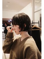 ツナグ(tsunagu)&nbsp;マッシュレイヤーボブパーマ