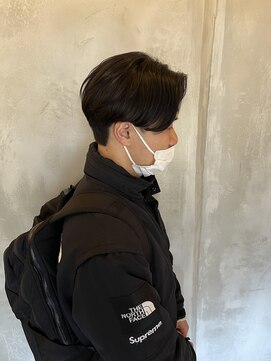 リリアーナ(LILIANA) センターパート　メンズ縮毛矯正