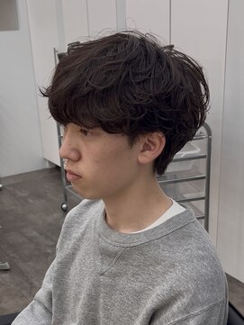 フィフス 仙台(fifth) 仙台シャドウパーマルーズパーママッシュセンターパート毛流れ◆