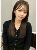 シースルーバング2way前髪カット小顔ロングレイヤー