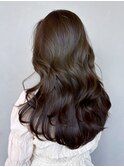 ロングおくれ毛韓国ヘア前髪カット美髪_ba553332