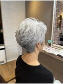 大人ショートパーマくびれショート