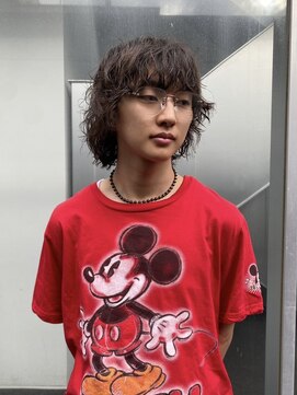 アース 高円寺店(HAIR & MAKE EARTH) メンズボブ×無造作パーマ｛@02st96 ｝