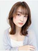 通年◎韓国風くびれヘア×アプリコットオレンジ艶髪