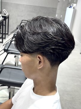 テクト バイアッシュ 吉祥寺店(Tect by Ash) テーパーフェードニュアンスパーマセンターパートフェザーパーマ