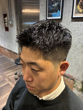 メンズココ 日本橋店(MENS COCO) 【サラリーマン必見】ベリーショートフェードアイロンパーマ