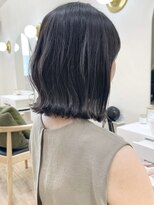 セイドット リー(Say. Ree)&nbsp;say.ボブくびれレイヤーボブオリーブグレーダークレッドベージュ