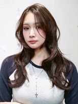 シオン(shion)&nbsp;ロング顔周りレイヤー似合わせカット韓国ヘア_F1355