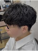 MEN’S HAIR/波巻ツイストスパイラル/フェザーパーマ/錦糸町