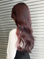 マグサロンギャラリー(Mag salon gallery) チェリーレッド暖色カラーボルドーワインレッド春カラー