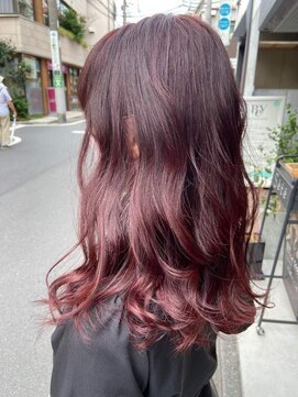 アコット(Acotto.) ブリーチなしのワインレッド