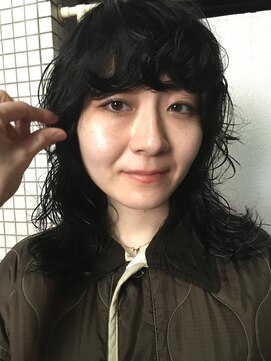 ナヌークカフラ(nanuk kafla) ロングパーマ/パーマ/ニュアンスパーマ/前髪パーマ/部分パーマ