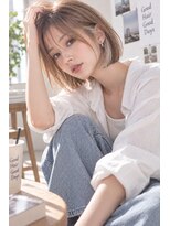 コノアラボ 守谷店(Conoah labo)&nbsp;インナーカラー/大人/白髪ぼかし/40代