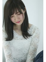 グランドライン(GRAND LINE)&nbsp;《GRANDLINE 松本　祐太朗》透明感ミデぃ　グレージュカラー