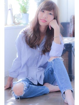 トイガーデン(Toi GARDEN) 【e-style GARDEN】ナチュラルベージュ透け感ロング