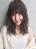 【この夏注目!】小顔フレンチガーリー・アッシュグレージュ