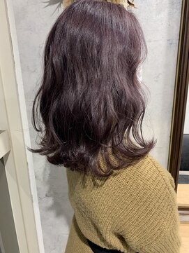 ラフトーキョウセカンド(RAF TOKYO 2nd) 【RAF TOKYO 2nd Rina】ラベンダーグレージュ×ふわふわ巻き