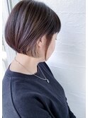 インナーカラーがオシャレ♪秋冬オススメ ミニボブby柴立吉之助