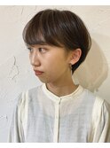 丸みショート/刈り上げマッシュショート