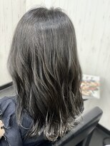 ジル(JiL)&nbsp;セミロング×シルバーアッシュ