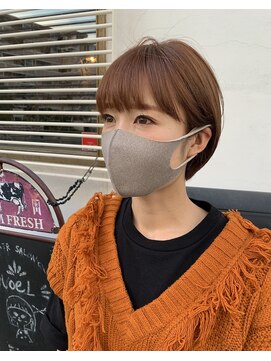 ノエル(NOEL) マッシュショート×ナチュラルオレンジ