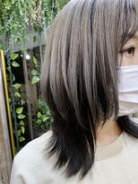 ヤード 藤沢(YARD)&nbsp;シルバーアッシュ×ブラック×インナーカラー