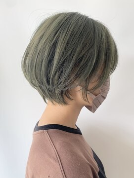 ヘアデザイン ファブロ(hair design FABRO.) ◎ショート/オリーブカラー/横顔美人/大人ショート/イルミナ◎