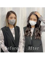あるじゃんすー 池袋店 外国人風ハイライト☆#シールエクステ#メッシュ#池袋
