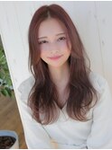 《Agu hair》カッパーブラウンがおしゃ感UP★ゆる巻ロング