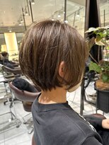 ラボー ノースプラザ店(LA'BO)&nbsp;【LA'BO三浦】丸みショートボブ※ビフォーあり