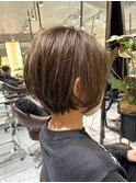 【LA'BO三浦】丸みショートボブ※ビフォーあり